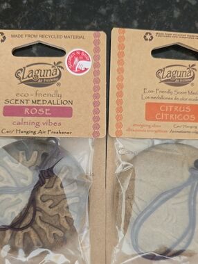 Laguna Eco-Friendly Scent Medallion - Rose & Citrus